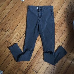 Topshop PETITE Ripped Joni Jeans Size 26